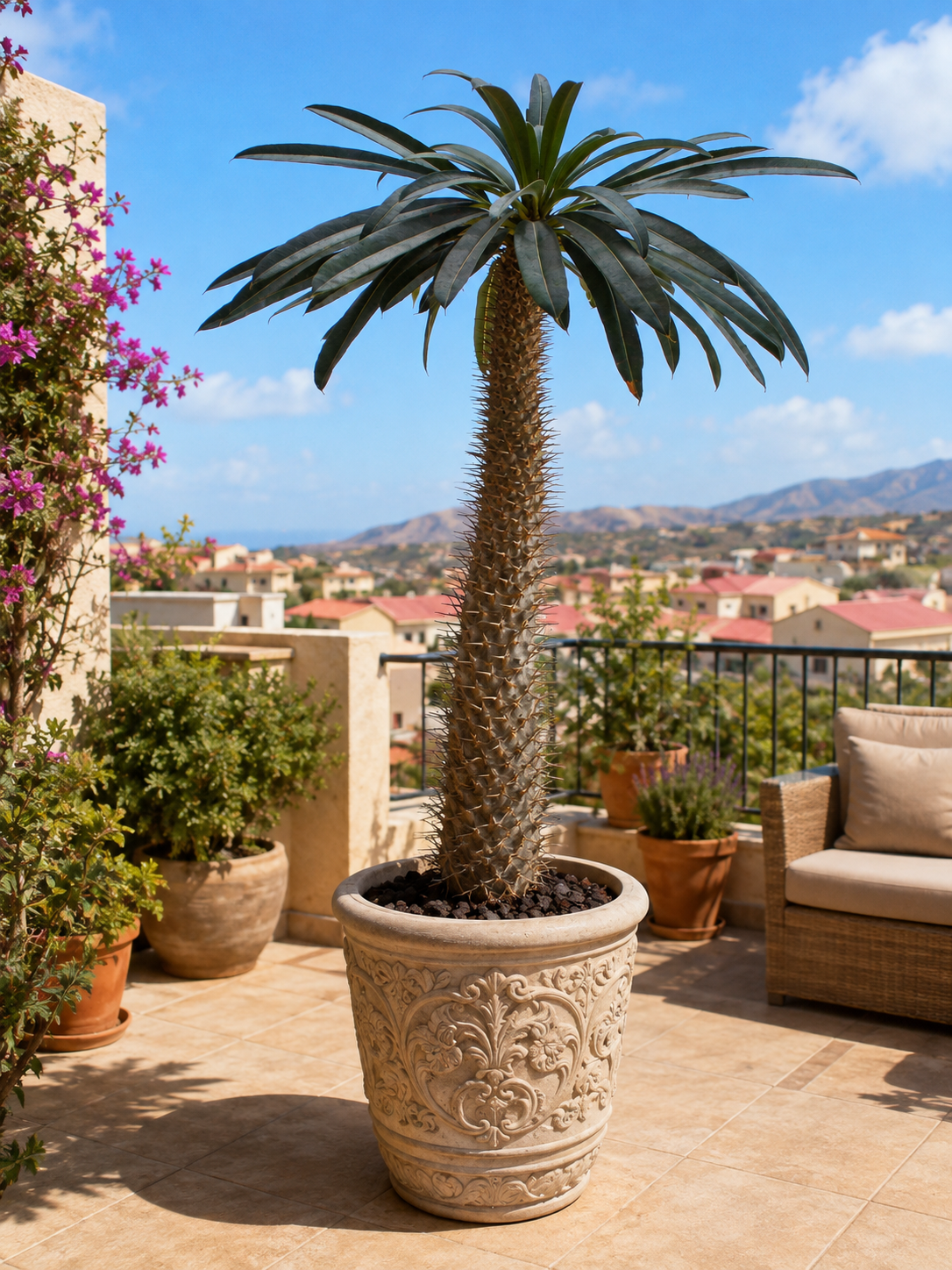 madagaskarska-palma Madagaskarská palma Pachypodium lamerei